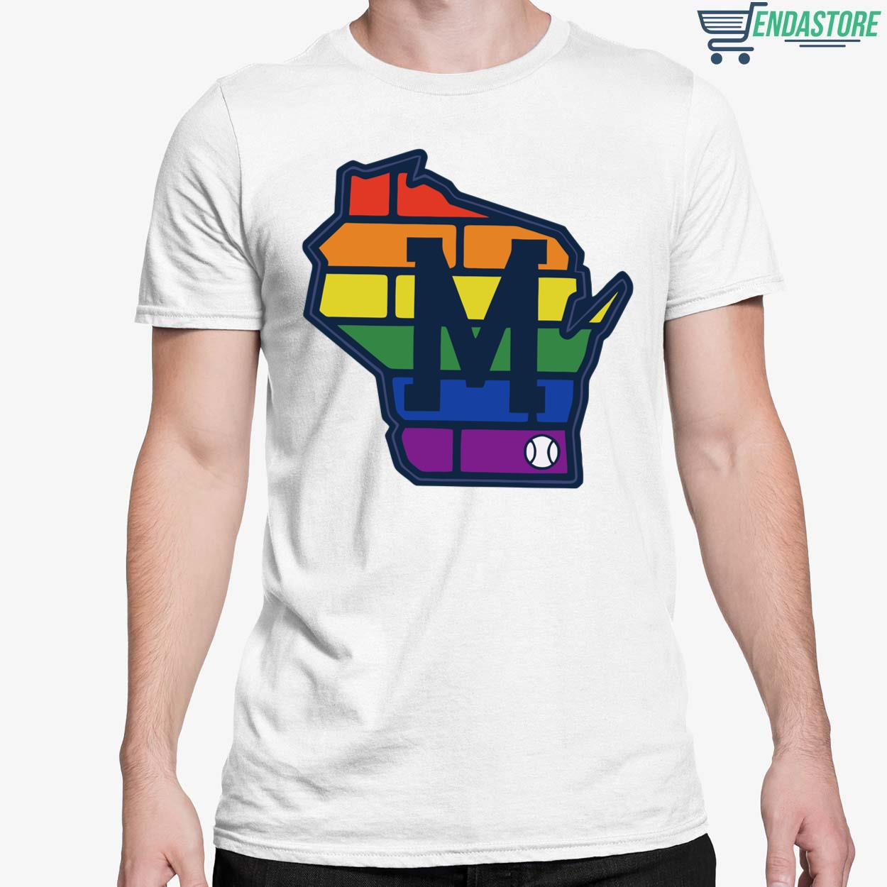 Endastore Milwaukee Brewers Pride T-Shirt