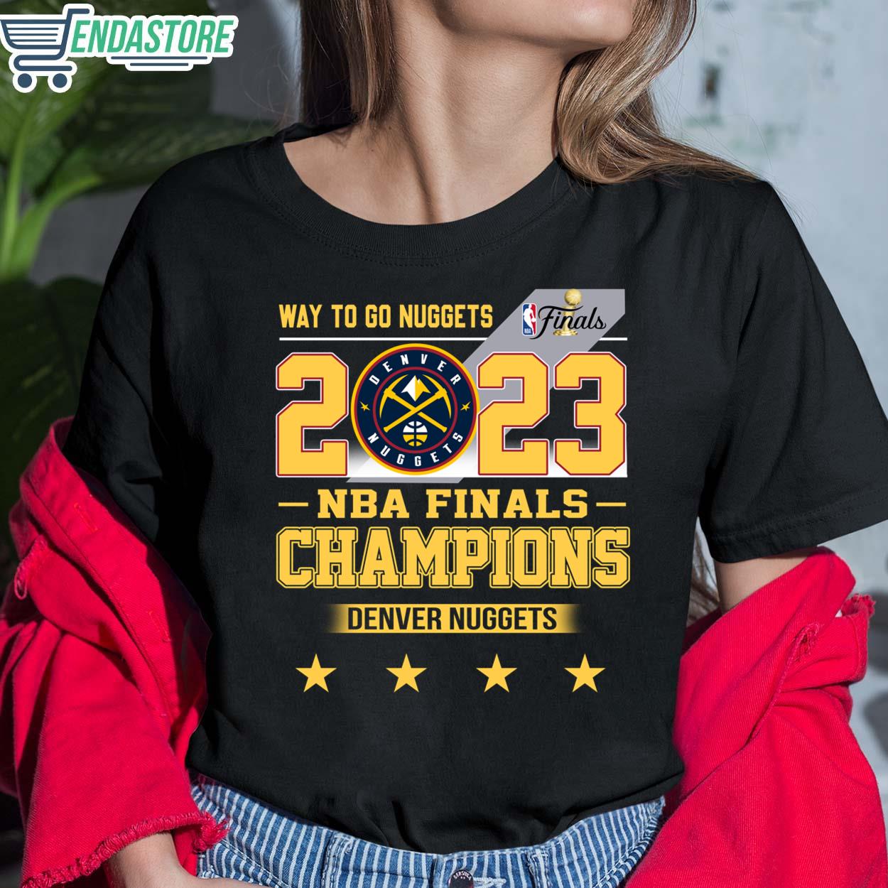 Denver Nuggets Unisex 2023 Nba Finals Champions Nba X Tmnt Shirt