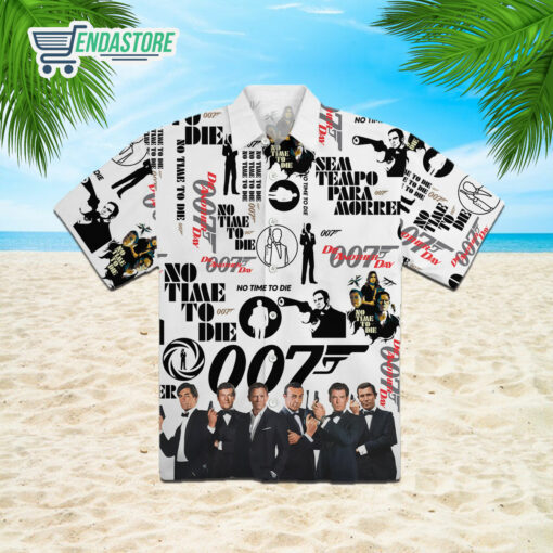 Burgerprint Endas James Bond 007 Music Hawaiian Shirt 1 James Bond 007 Music Hawaiian Shirt