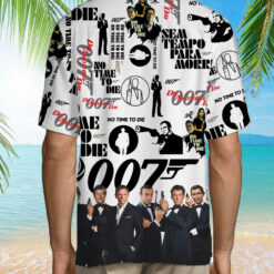 Burgerprint Endas James Bond 007 Music Hawaiian Shirt 4 James Bond 007 Music Hawaiian Shirt