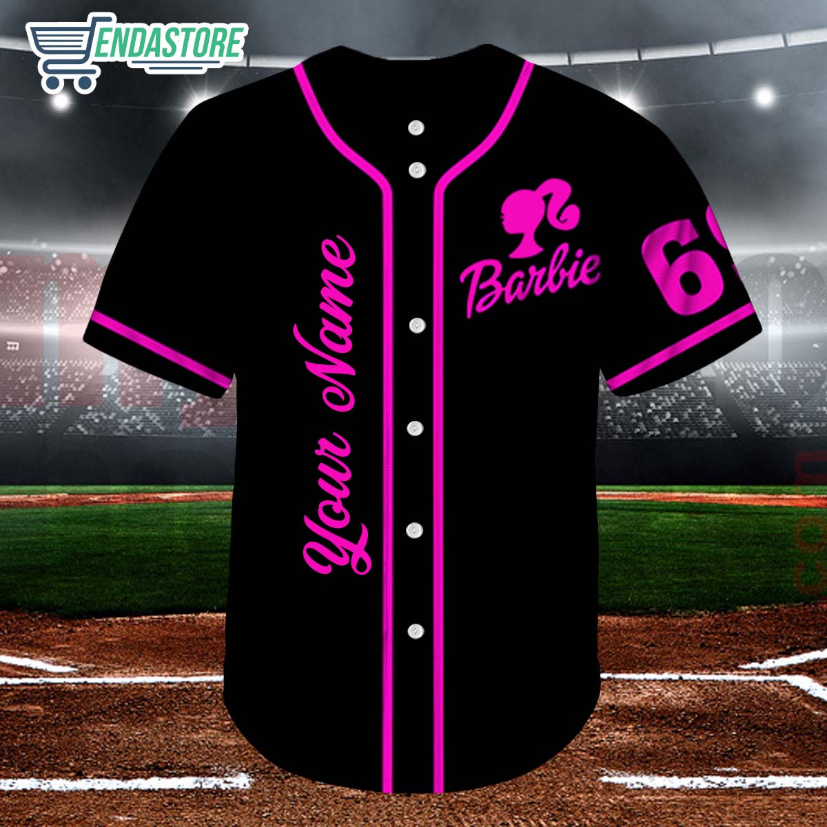 Chicago Cubs Barbie White Custom Number And Name Jersey Baseball