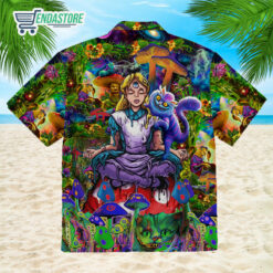 Burgerprint Endas lele Alice In Wonderland Hawaiian Shirt 2 Alice in Wonderland Hawaiian Print Shirt