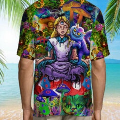 Burgerprint Endas lele Alice In Wonderland Hawaiian Shirt 4 Alice in Wonderland Hawaiian Print Shirt