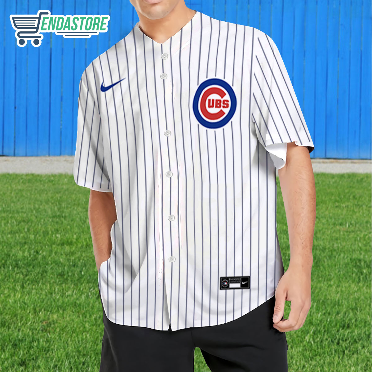 Chicago Cubs Custom White Baseball Jersey Shirt 