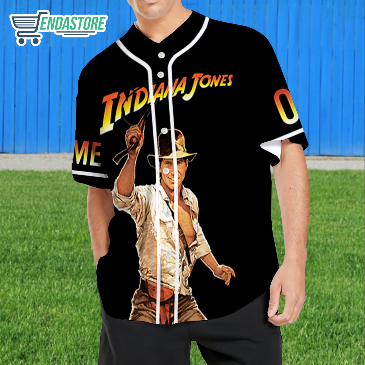 Indiana Jones Jersey T-Shirt, Indiana Jones Baseball Jersey T-Shirt