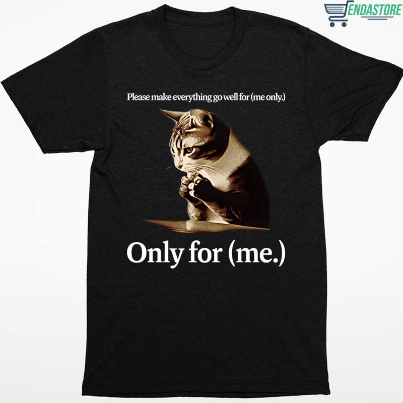 Cat Please Make Everything Go Well For Only For Me Shirt - Endastore.com