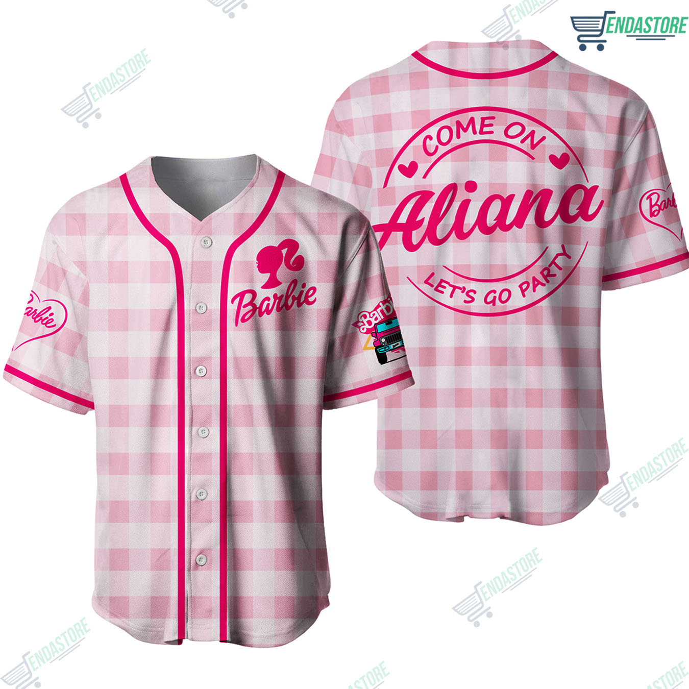 Chicago White Sox Barbie Black Custom Number And Name Jersey