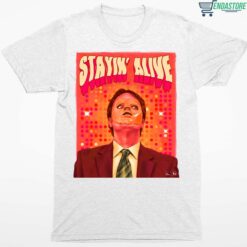 Dwight Schrute CPR Stayin Alive T shirt 1 white Dwight Schrute CPR Stayin Alive Hoodie