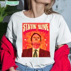 Dwight Schrute CPR Stayin Alive T shirt 6 white Dwight Schrute CPR Stayin Alive Hoodie