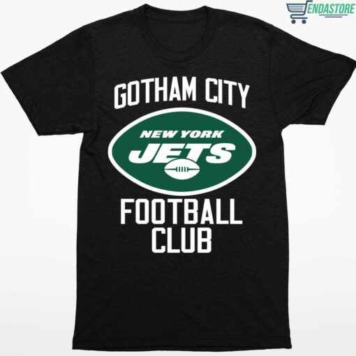 Gotham City New York Jets Football Club T Shirt 1 1 Gotham City New York Jets Football Club T-Shirt