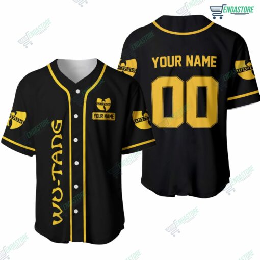 Personalize The Wu Tang Custom Baseball Jersey Shirt