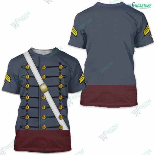 West Point Cadet 3D Halloween Costume T shirt 1 West Point Cadet 3D Halloween Costume T-shirt