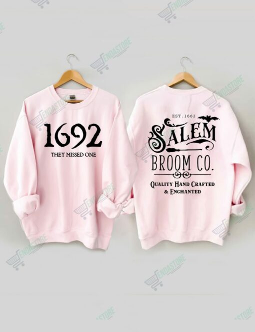 1692 They Missed One Salem Broom Co Halloween Sweatshirt 4 1692 They Missed One Salem Broom Co Halloween Sweatshirt
