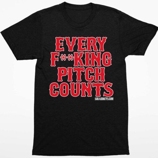 Alex Cora Every Fucking Pitch Counts Shirt 1 1 Alex Cora Every F*cking Pitch Counts Hoodie