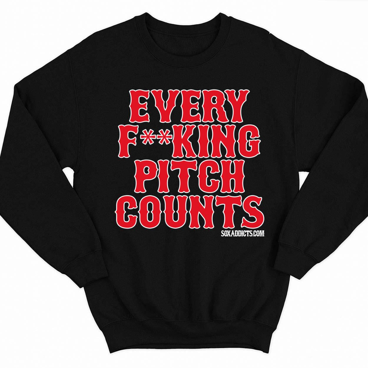 Endastore Alex Cora Every F*cking Pitch Counts Sweatshirt