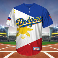 Los Angeles Dodgers Jersey XL Green Red Mexican Heritage Night Stadium  Giveaway