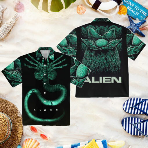 Burgerprint Endas lele Alien Hawaiian Shirt 6 Alien Hawaiian T-Shirt