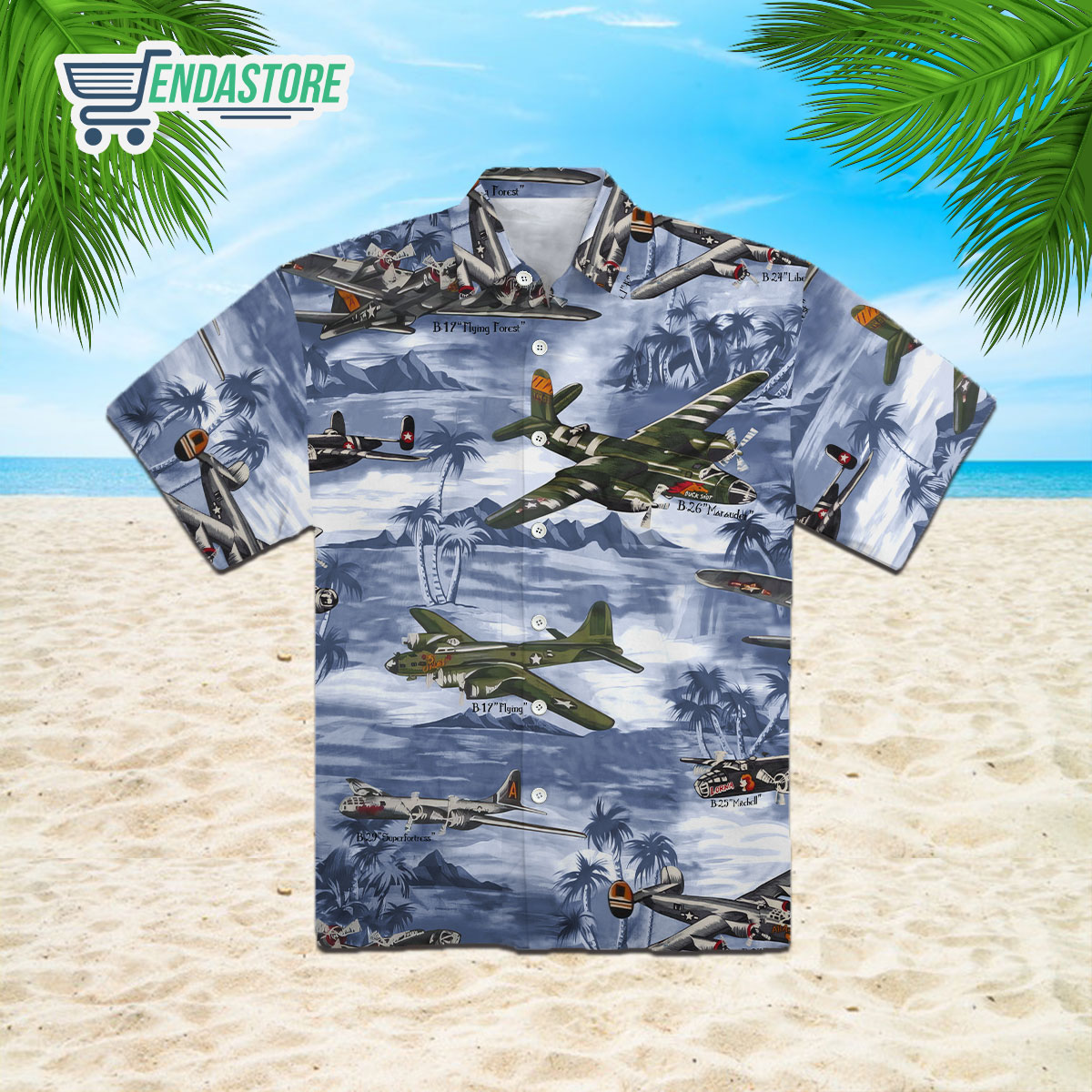 Fighter Bomber Airplanes Hawaiian Aloha Shirt - Endastore.com