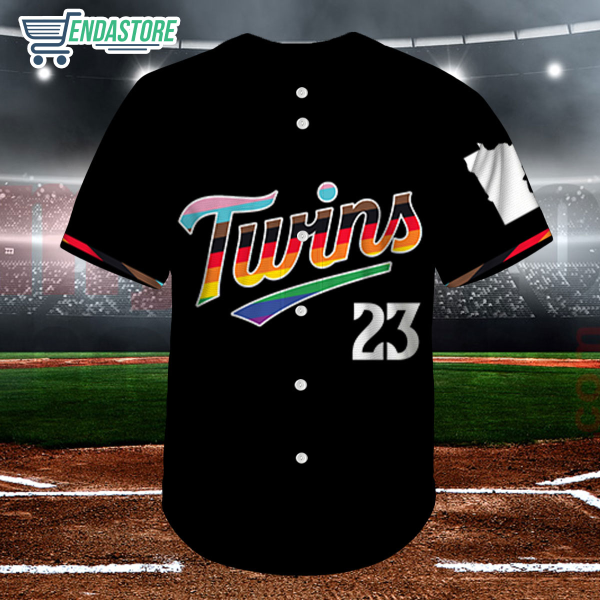Minnesota Twins Pride Night Twins LGBTQ 2023 Baseball Jersey Shirt 
