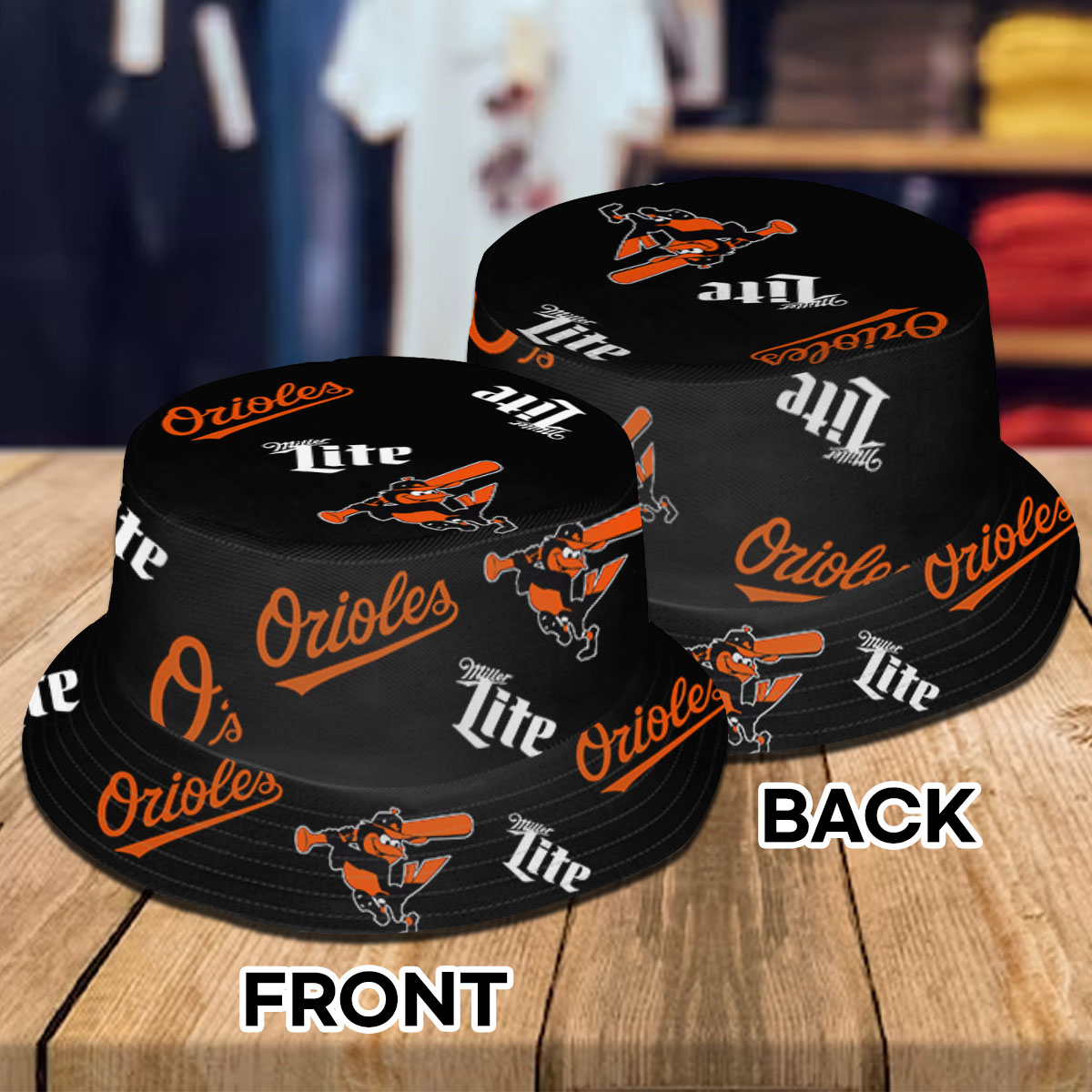 Baltimore Orioles Bucket Hat – Fandom Sports Gear