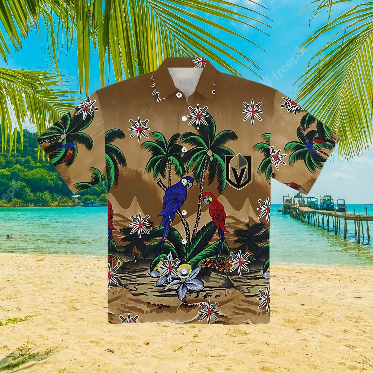 Endastore Vegas Golden Knights Hawaiian Shirt