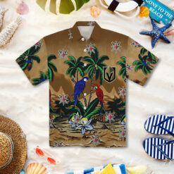 Los Angeles Dodgers Beach Parrots Hawaii Summer Hawaiian Shirt