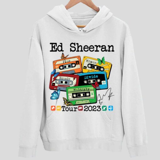 Ed Sheeran tour 2023 Shirt 2 white Ed Sheeran tour 2023 Hoodie