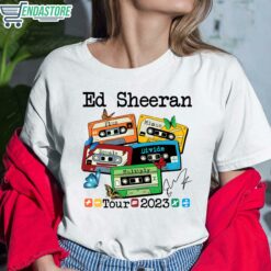 Ed Sheeran tour 2023 Shirt 6 white Ed Sheeran tour 2023 Hoodie