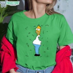 Lele Homer Simpson Backs Into the Bushes shirt 6 green Homer Simpson Bush Meme Hoodie