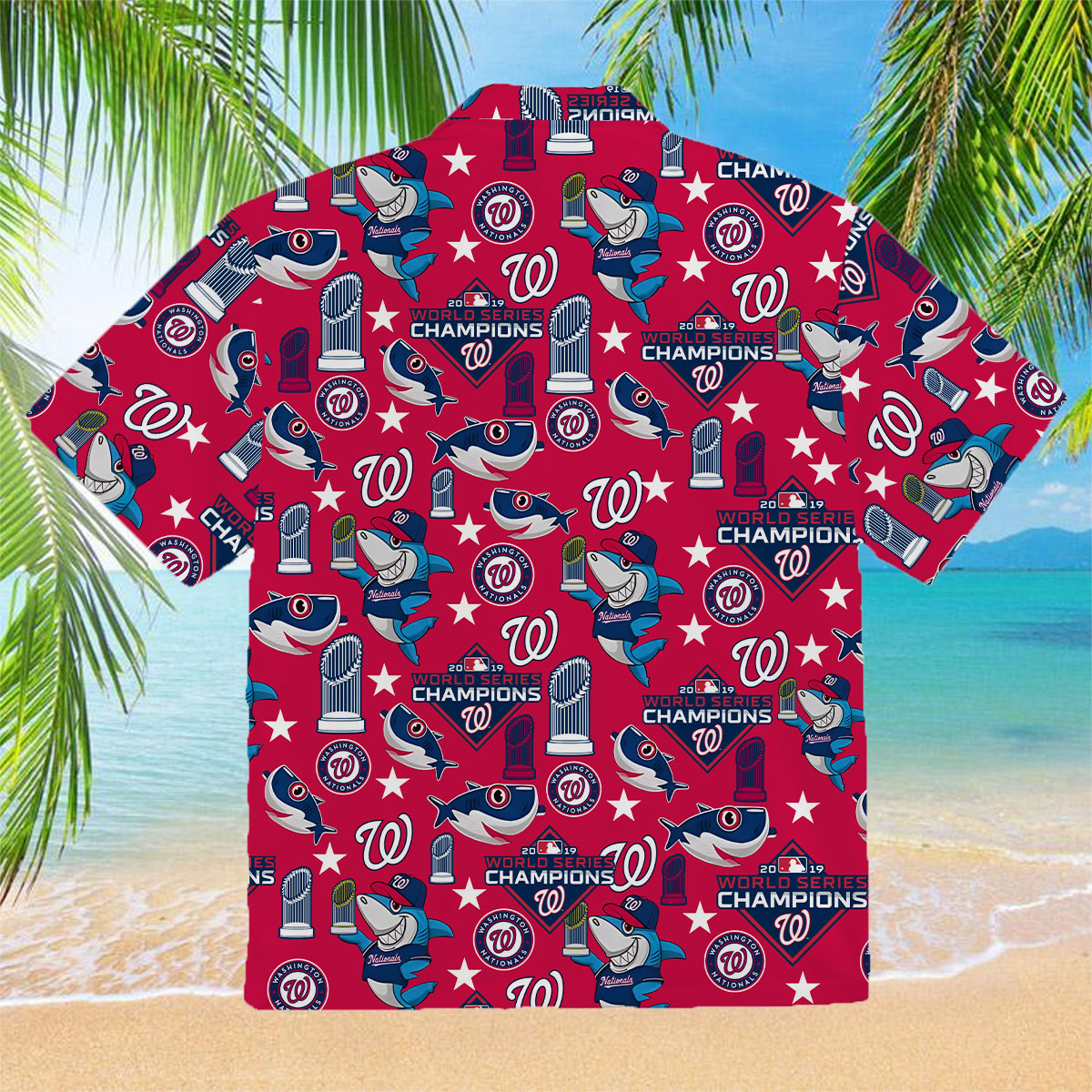Endastore Washington Nationals 3D Hawaiian T-Shirt