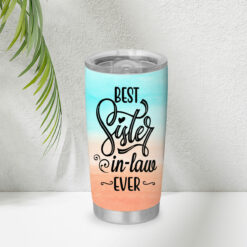 lele Gift For Sister In Law Thanks For Always Being There Sharing Your Love Tumbler 20oz MK2 Gift For Sisterinlaw Thanks For Always Being There & Sharing Your Love Tumbler
