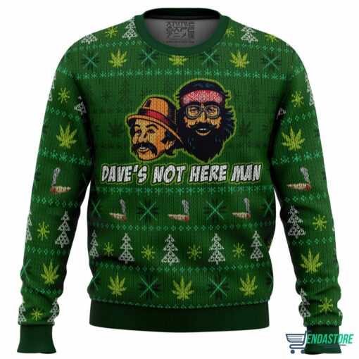 Daves Not Here Man Christmas Sweater 1 Dave's Not Here Man Christmas Sweater