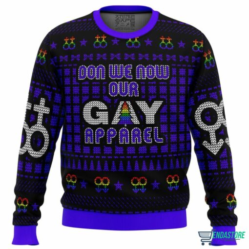 Don We Now Our Gay Apparel LGBT Ugly Christmas Sweater 1 Don We Now Our Gay Apparel LGBT Ugly Christmas Sweater