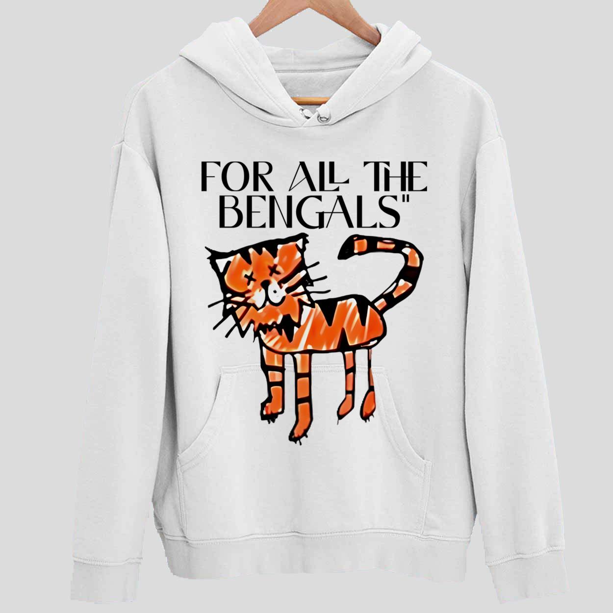 Endastore for All The Bengals Tiger Hoodie