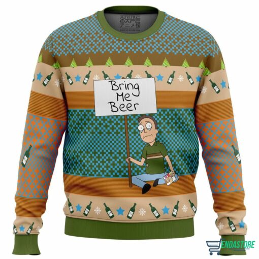 Jerry Christmas Bring Me Beer Ugly Sweater 1 Jerry Christmas Bring Me Beer Ugly Sweater