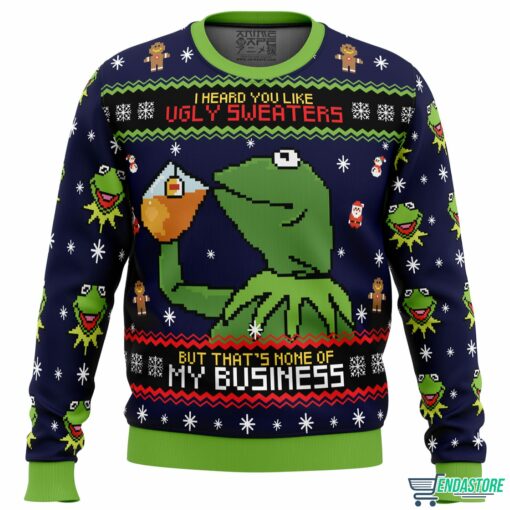 Kermit the Frog I Heard You Like Ugly Sweater 1 Kermit the Frog I Heard You Like Ugly Sweater