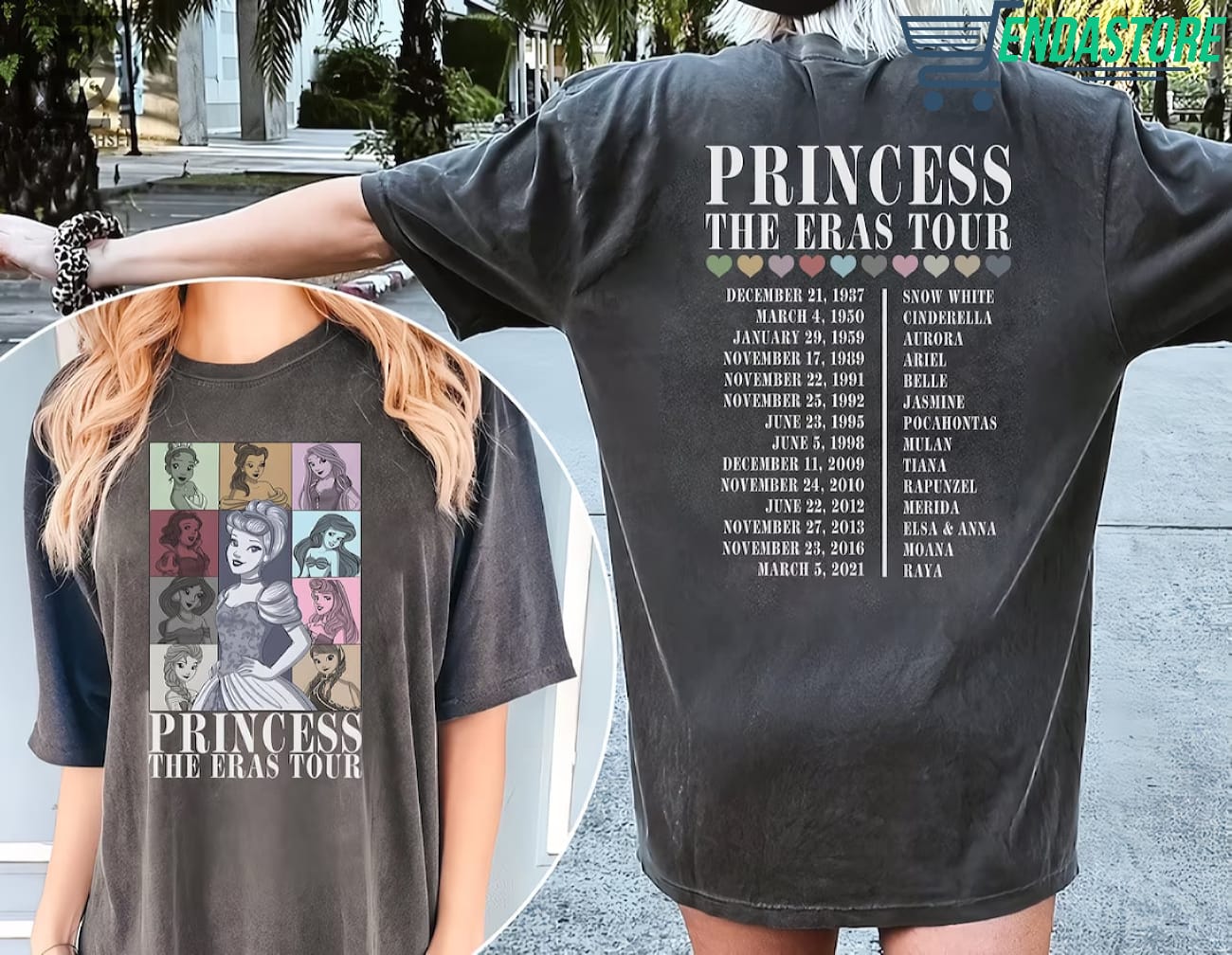 Princess Eras Tour Disney Shirt, Disneyworld Shirt - Trendingnowe