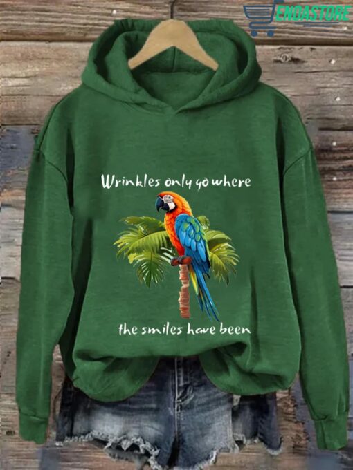 Wrinkles Only Go Where Smiles Have Been Print Casual Hoodie 1 Wrinkles Only Go Where Smiles Have Been Print Casual Hoodie