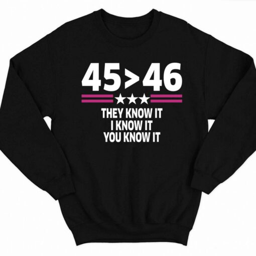 45 46 They Know It I Know It You Know It Shirt 3 1 45 46 They Know It I Know It You Know It Sweatshirt