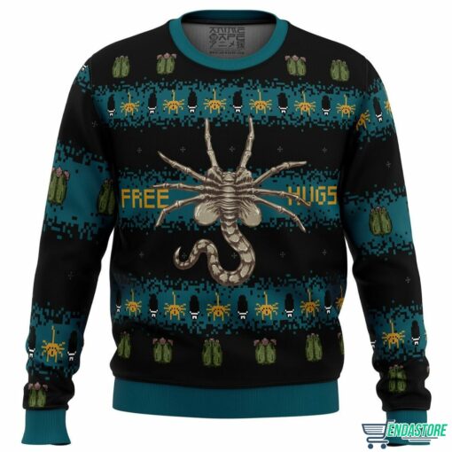 Alien Facehugger Christmas Sweater 1 Alien Facehugger Christmas Sweater