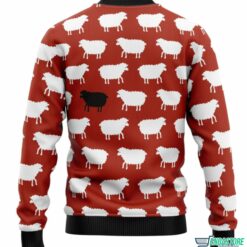 Black And White Sheep Christmas Sweater 1 Black And White Sheep Christmas Sweater