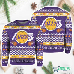 Burgerprint Endas Los Angeles Lakers Ugly Christmas Sweater 3 Los Angeles Lakers Ugly Christmas Sweater
