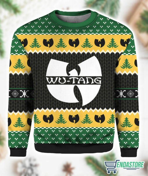 Burgerprint Endas Yah It s Christmas Time Yo Wu Tang Clan Ugly Christmas Sweater 1 Yah It's Christmas Time Yo Wu Tang Clan Ugly Christmas Sweater