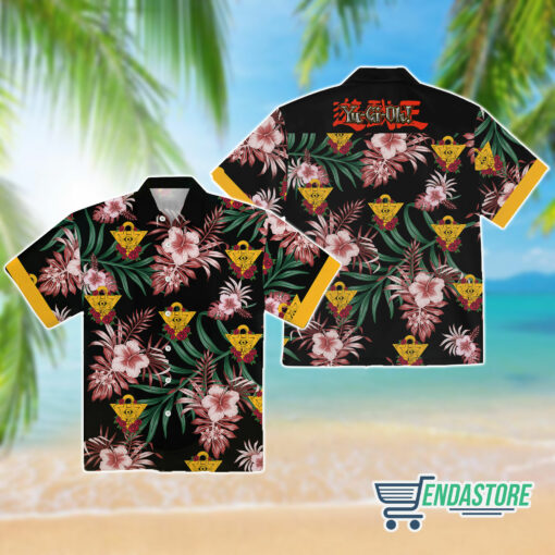 Burgerprint Endas Yugioh Floral Hawaiian Shirt 3 Yugioh Floral Hawaiian Shirt