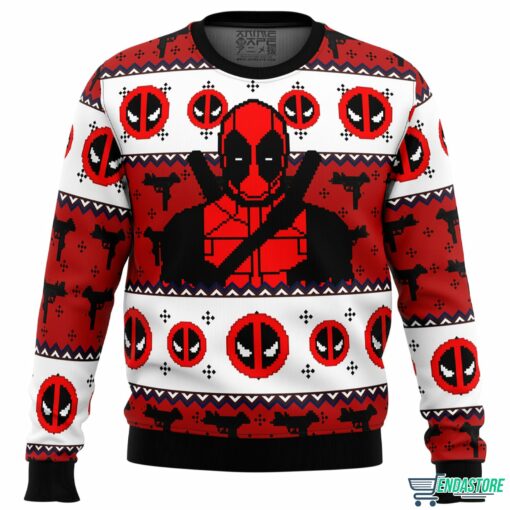 Deadpool Guy Ugly Christmas Sweater 1 Deadpool Guy Ugly Christmas Sweater