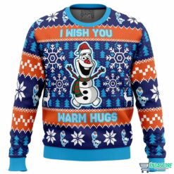 I Wish You Warm Hugs Christmas Sweater 2 Home 2