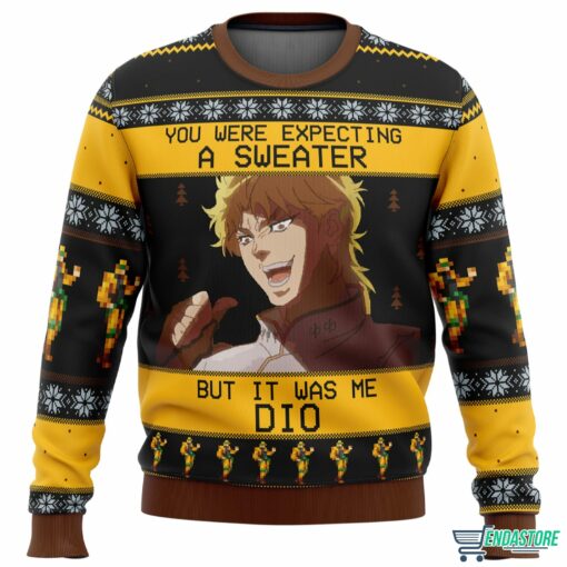 It Was Me Dio Jojo Ugly Christmas Sweater 1 It Was Me Dio Jojo Ugly Christmas Sweater