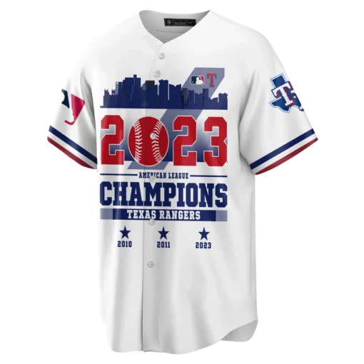 2023 Texas Rangers American League Champions Jersey