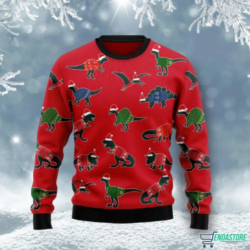 Amazing Dinosaur Christmas Ugly Christmas Sweater Amazing Dinosaur Christmas Ugly Christmas Sweater