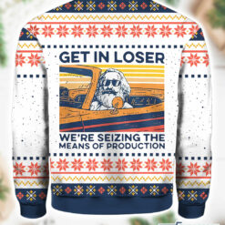 Burgerprint Endas lele Karl Marx Get In Loser Ugly Christmas Sweater 2 Karl Marx Get In Loser Ugly Christmas Sweater